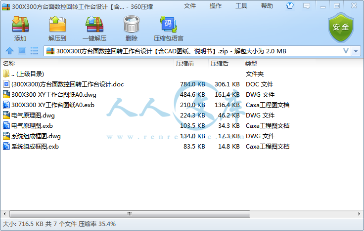 300X300方台面数控回转工作台设计【含CAD图纸、说明书】.png