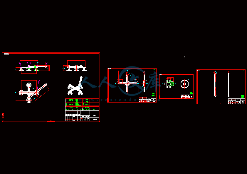 椭圆规CAD图纸.gif